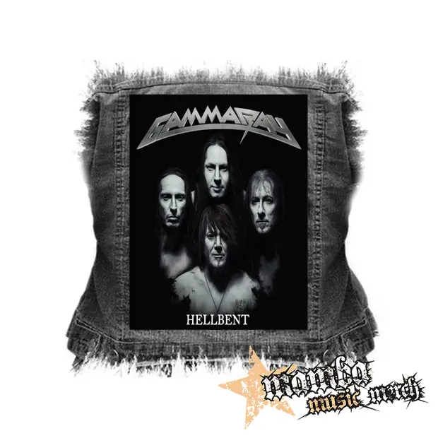 GAMMA RAY - Hellbent - chrbtová nášivka (36 x 27 cm)
