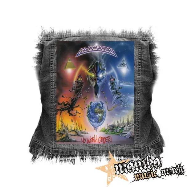 GAMMA RAY - No World Order - chrbtová nášivka (36 x 27 cm)