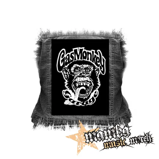 GAS MONKEY GARAGE - Crest - chrbtová nášivka (36 x 27 cm)