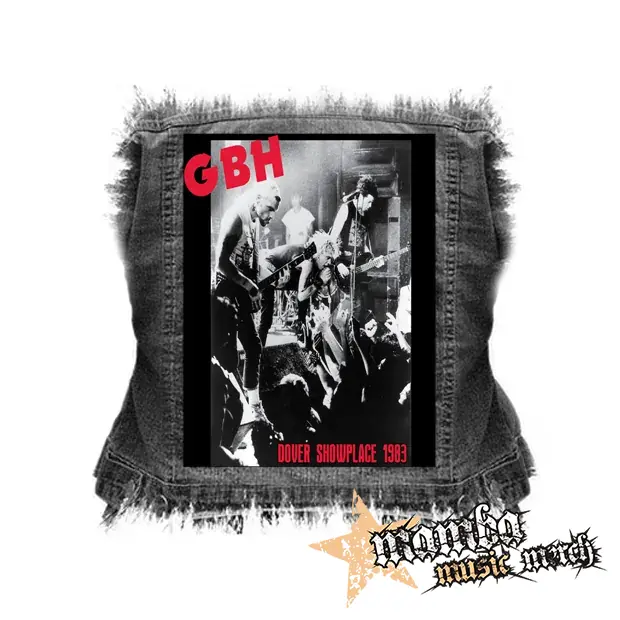 GBH - Dover Showplace 1983 - chrbtová nášivka (36 x 27 cm)