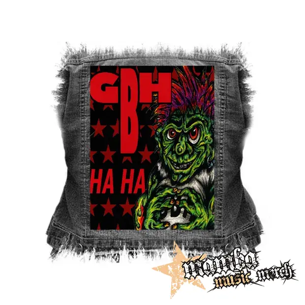 GBH - Haha - chrbtová nášivka (36 x 27 cm)