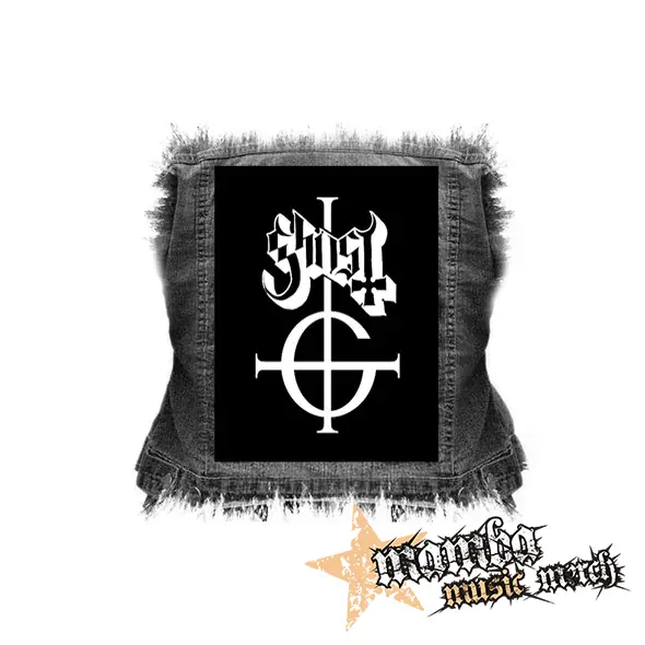 GHOST - Logo - chrbtová nášivka (36 x 27 cm)