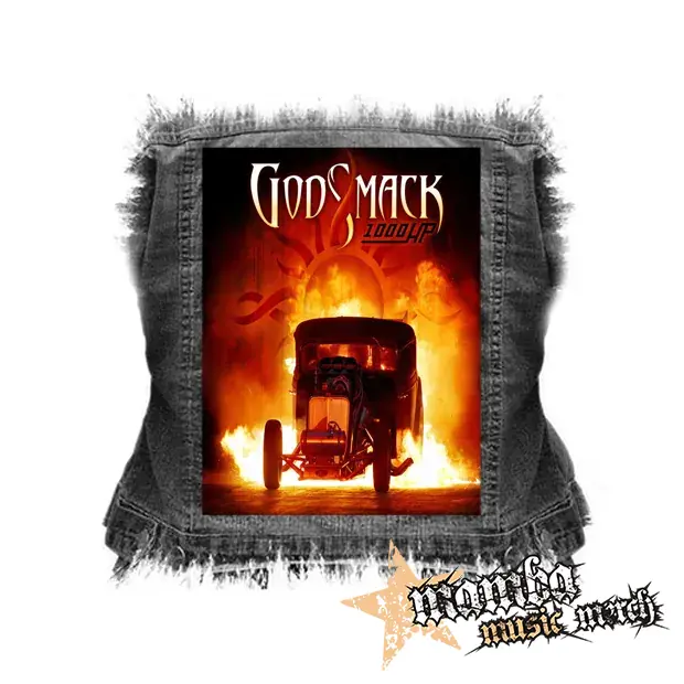 GODSMACK - 1000hp - chrbtová nášivka (36 x 27 cm)