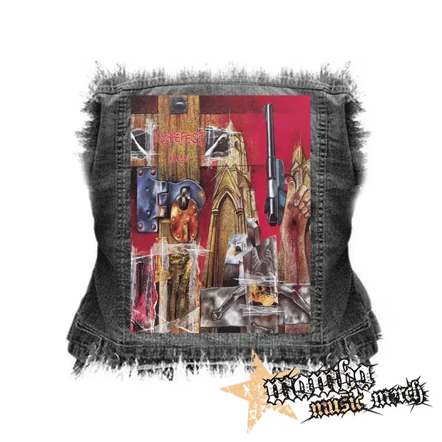 GOREFEST - False - chrbtová nášivka (36 x 27 cm)
