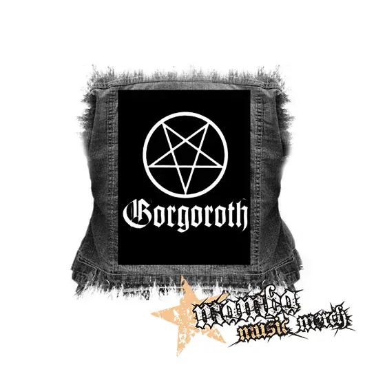 GORGOROTH - Logo Pentagram - chrbtová nášivka (36 x 27 cm)