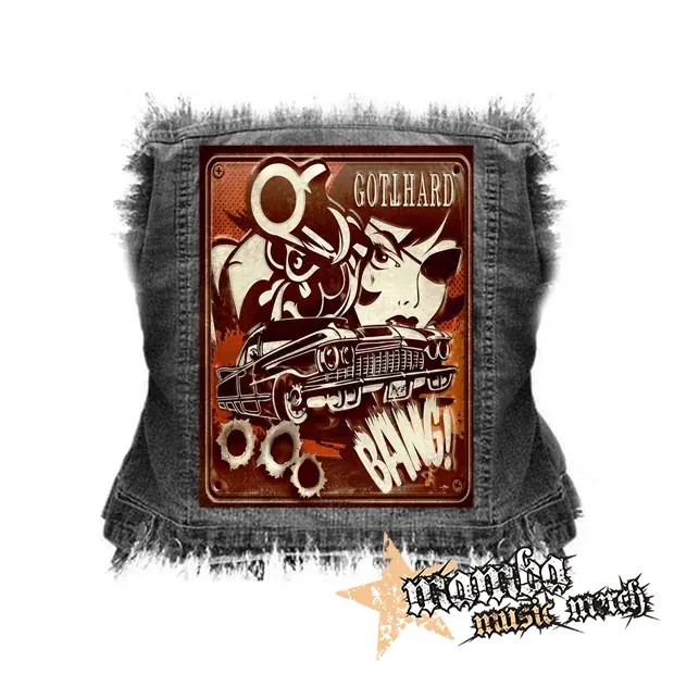 GOTTHARD - Band - chrbtová nášivka (36 x 27 cm)