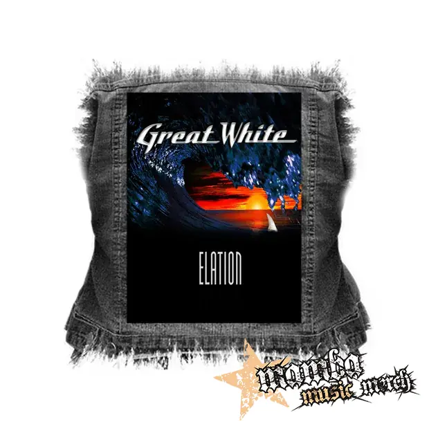 GREAT WHITE - Elation - chrbtová nášivka (36 x 27 cm)