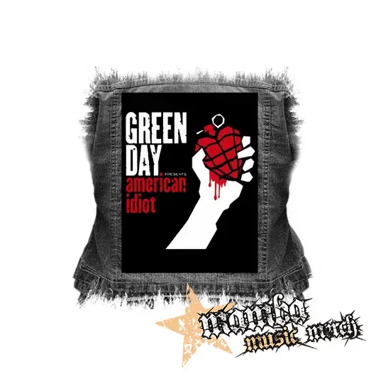 GREEN DAY - American Idiot - chrbtová nášivka (36 x 27 cm)