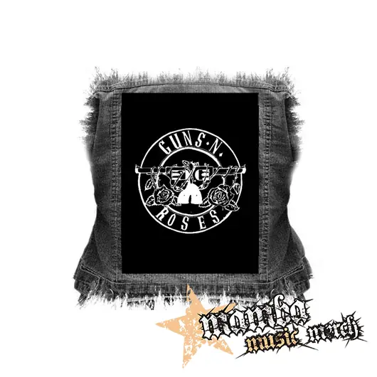 GUNS N ROSES - Circle Logo - chrbtová nášivka (36 x 27 cm)
