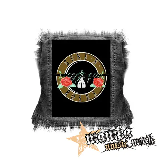 GUNS N ROSES - Classic Logo - chrbtová nášivka (36 x 27 cm)