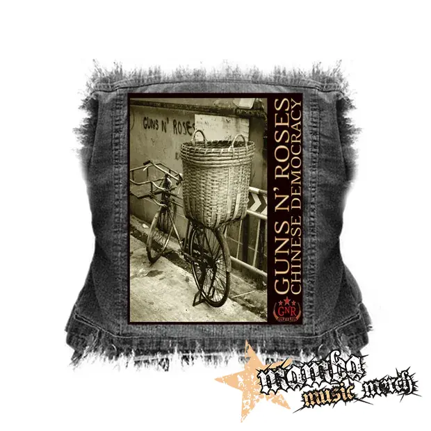 GUNS N ROSES - Chinese Democracy - chrbtová nášivka (36 x 27 cm)