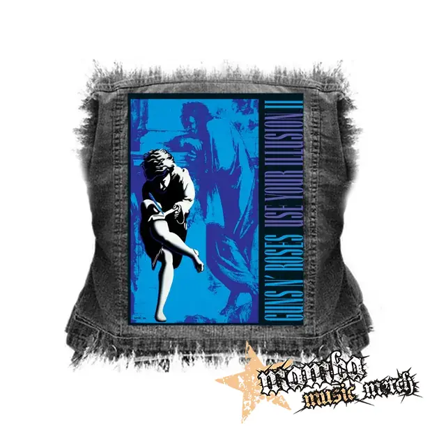 GUNS N ROSES - Use Your Illusion II - chrbtová nášivka (36 x 27 cm)