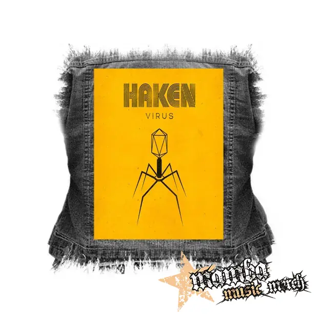 HAKEN - Virus - chrbtová nášivka (36 x 27 cm)