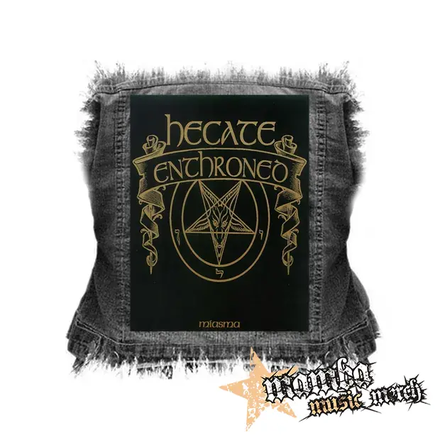 HECATE ENTHRONED - Miasma - chrbtová nášivka (36 x 27 cm)