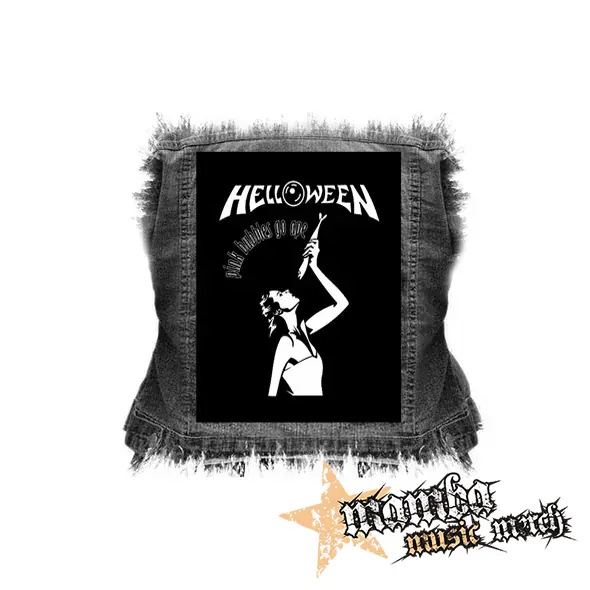 HELLOWEEN - Pink Bubbles Go Ape - chrbtová nášivka (36 x 27 cm)
