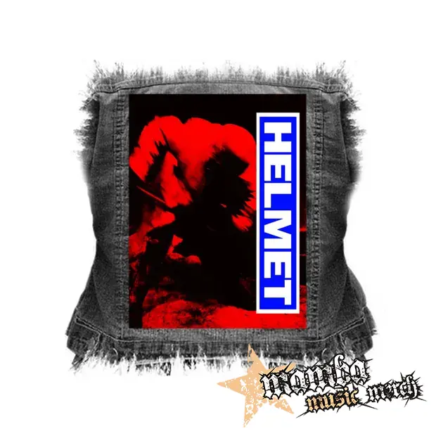 HELMET - Meantime - chrbtová nášivka (36 x 27 cm)