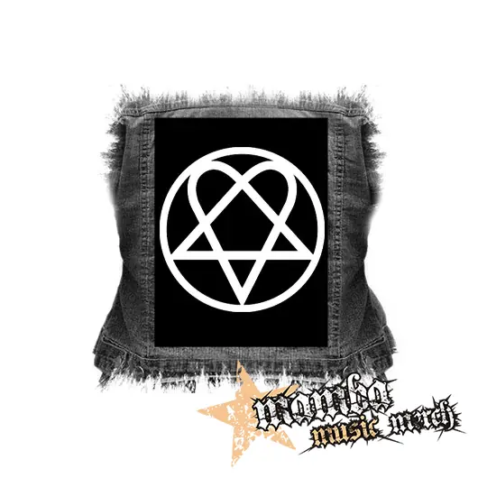 HIM - Heartagram - chrbtová nášivka (36 x 27 cm)