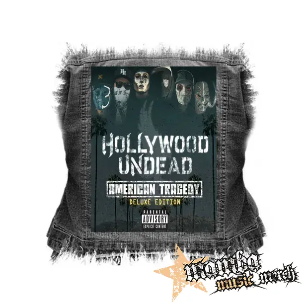 HOLLYWOOD UNDEAD - American Tragedy - chrbtová nášivka (36 x 27 cm)