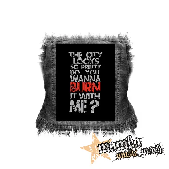 HOLLYWOOD UNDEAD - City - chrbtová nášivka (36 x 27 cm)