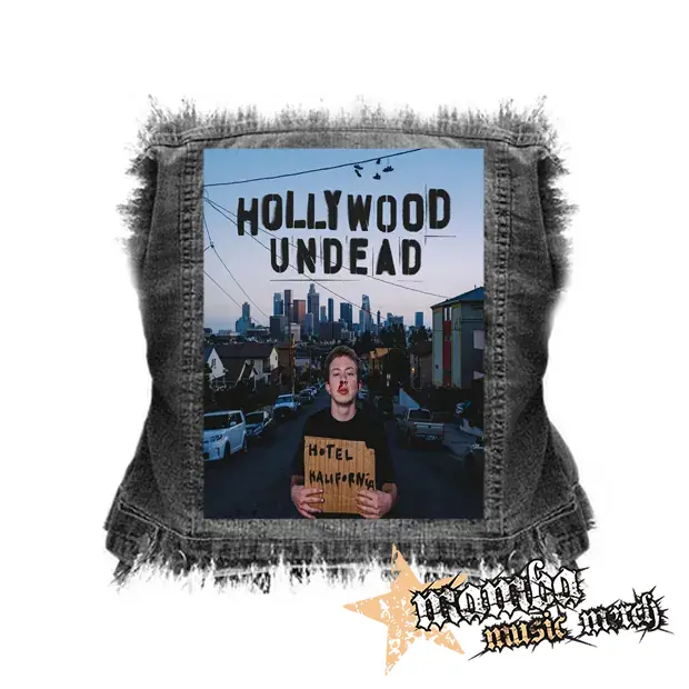 HOLLYWOOD UNDEAD - Hotel Kalifornia - chrbtová nášivka (36 x 27 cm)