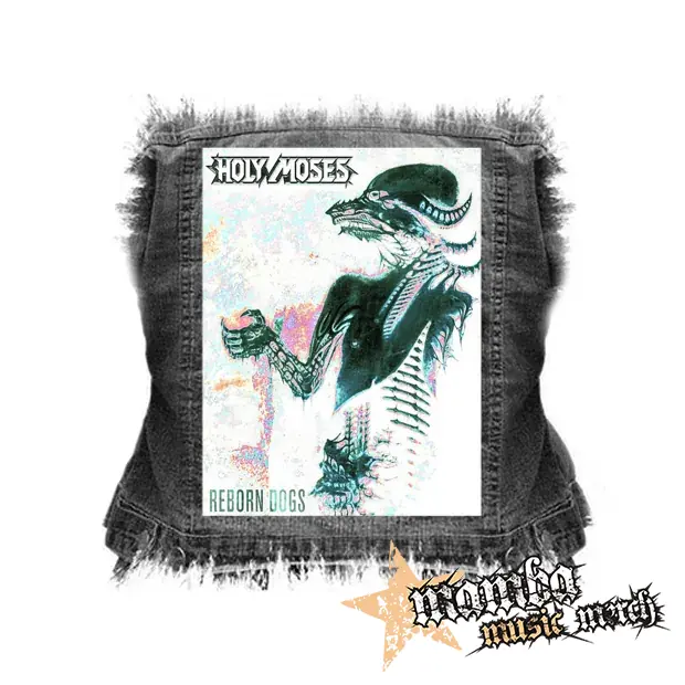 HOLY MOSES - Reborn Dogs - chrbtová nášivka (36 x 27 cm)