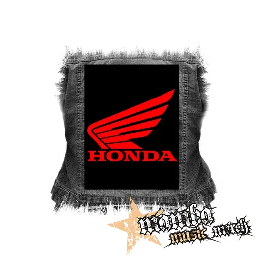 HONDA - Red Logo - chrbtová nášivka (36 x 27 cm)