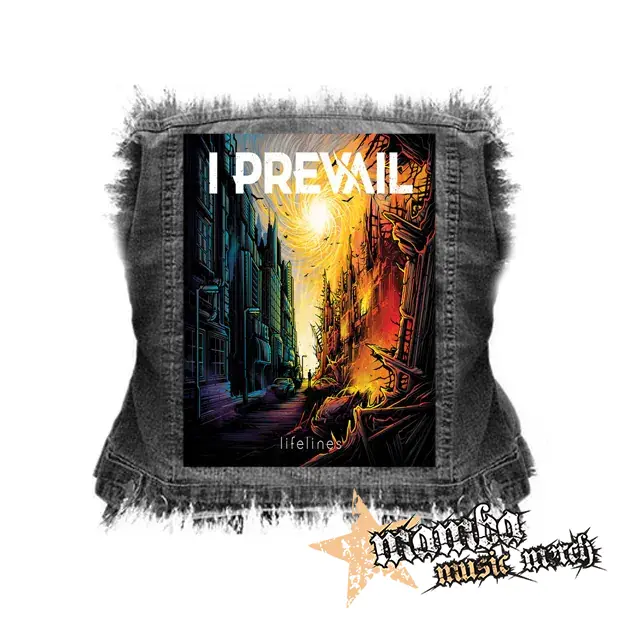 I PREVAIL - Lifelines - chrbtová nášivka (36 x 27 cm)