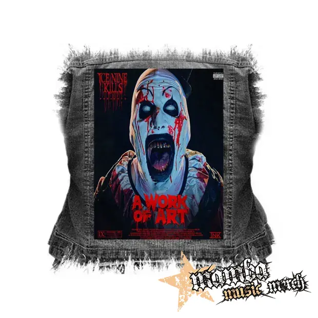 ICE NINE KILLS - A Work of Art - chrbtová nášivka (36 x 27 cm)