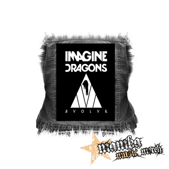IMAGINE DRAGONS - Evolve Triangle - chrbtová nášivka (36 x 27 cm)