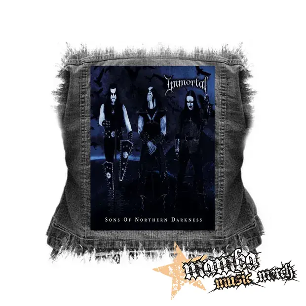 IMMORTAL - Sons of Northern Darkness - chrbtová nášivka (36 x 27 cm)