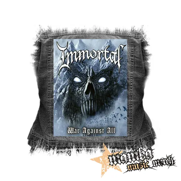 IMMORTAL - War Against All - chrbtová nášivka (36 x 27 cm)