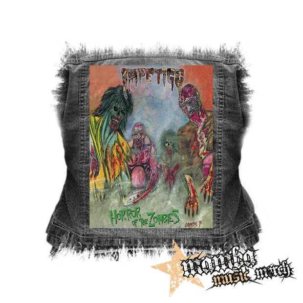IMPETIGO - Horror of the Zombies - chrbtová nášivka (36 x 27 cm)