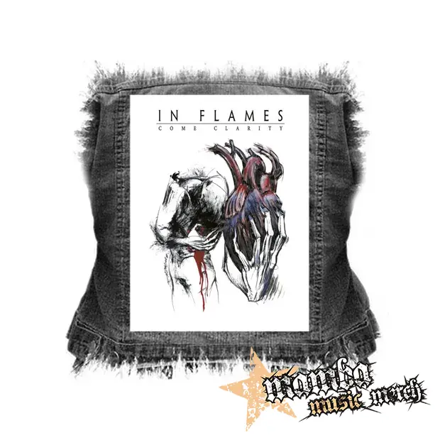 IN FLAMES - Come Clarity - chrbtová nášivka (36 x 27 cm)
