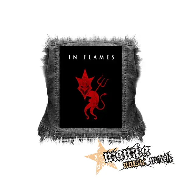 IN FLAMES - Devil - chrbtová nášivka (36 x 27 cm)
