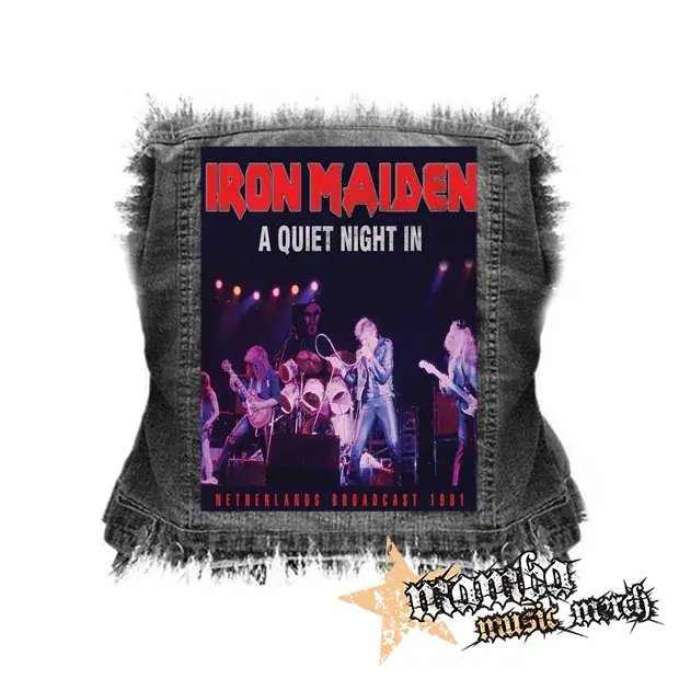 IRON MAIDEN - A Quiet Night In - chrbtová nášivka (36 x 27 cm)