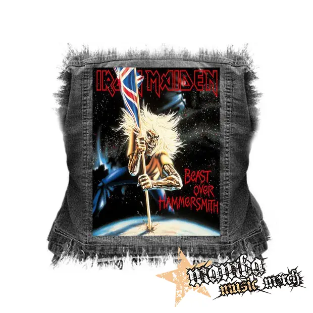 IRON MAIDEN - Beast Over Hammersmith - chrbtová nášivka (36 x 27 cm)