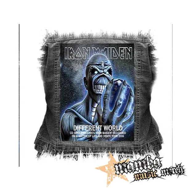 IRON MAIDEN - Different World - chrbtová nášivka (36 x 27 cm)