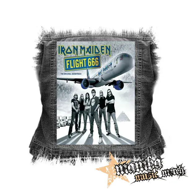 IRON MAIDEN - Flight 666 - chrbtová nášivka (36 x 27 cm)