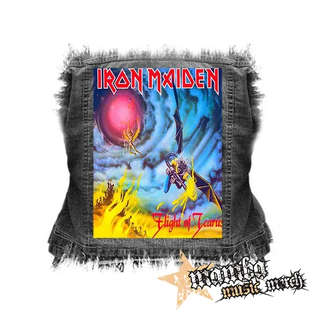 IRON MAIDEN - Flight Of Icarus - chrbtová nášivka (36 x 27 cm)