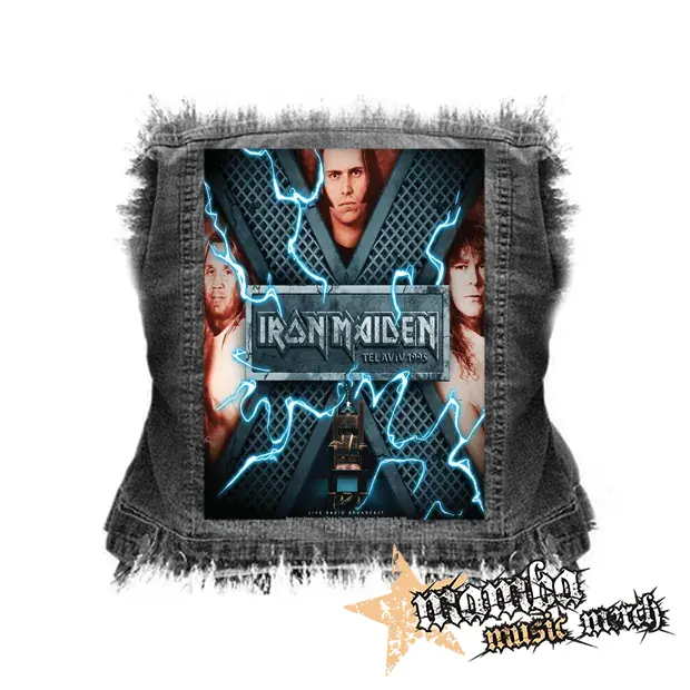IRON MAIDEN - Iron Maiden - Tel Aviv 1995 - chrbtová nášivka (36 x 27 cm)