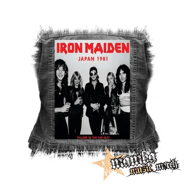 IRON MAIDEN - Japan 1981 - chrbtová nášivka (36 x 27 cm)