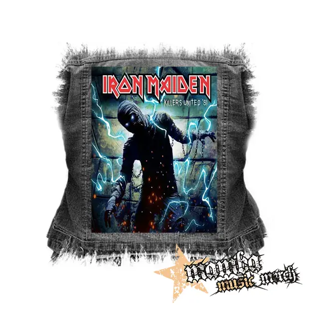 IRON MAIDEN - Killers United '81 - chrbtová nášivka (36 x 27 cm)