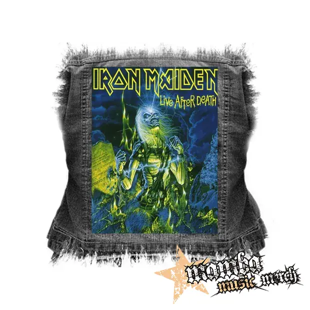 IRON MAIDEN - Live After Death - chrbtová nášivka (36 x 27 cm)