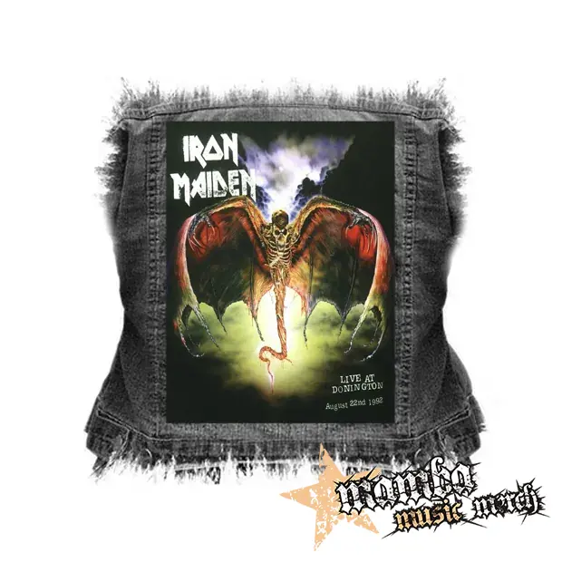 IRON MAIDEN - Live at Donington - chrbtová nášivka (36 x 27 cm)