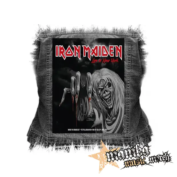 IRON MAIDEN - Live in New York - chrbtová nášivka (36 x 27 cm)