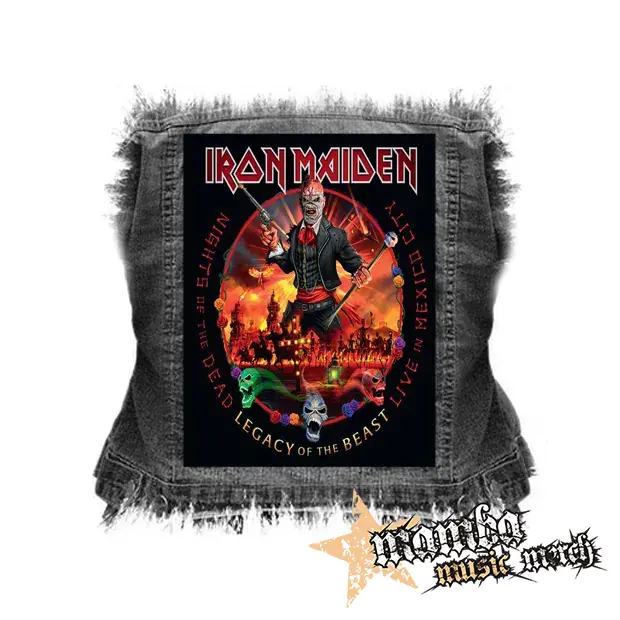 IRON MAIDEN - Nightws Of The Dead - chrbtová nášivka (36 x 27 cm)