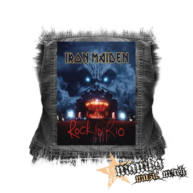 IRON MAIDEN - ROck In Rio - chrbtová nášivka (36 x 27 cm)