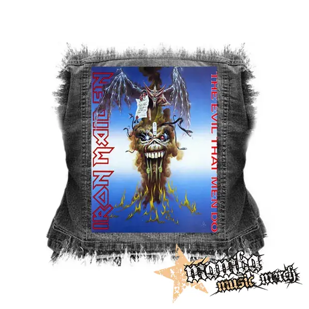 IRON MAIDEN - The Evil That Men Do - chrbtová nášivka (36 x 27 cm)