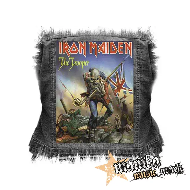 IRON MAIDEN - The Trooper - chrbtová nášivka (36 x 27 cm)