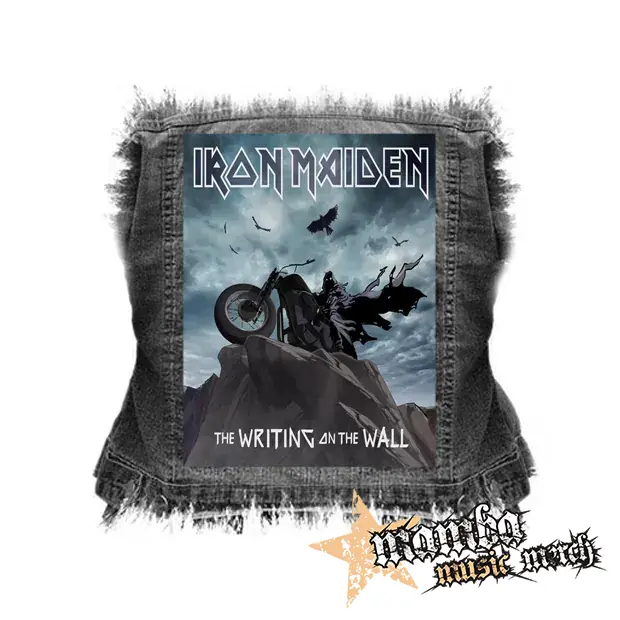 IRON MAIDEN - The Writing On The Wall - chrbtová nášivka (36 x 27 cm)